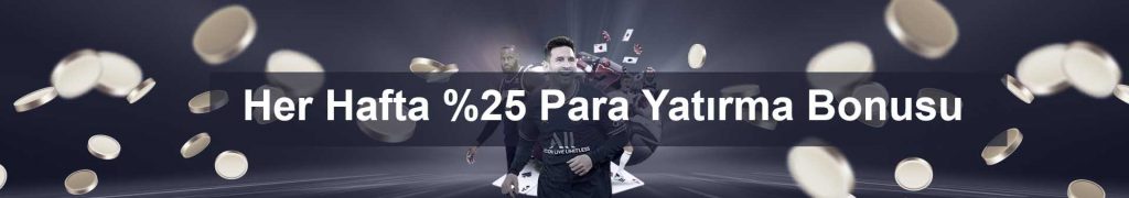 Haftalık Para Yatırma Bonusu Rexbet'te