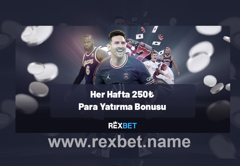 Haftalık Para Yatırma Bonusu Rexbet’te
