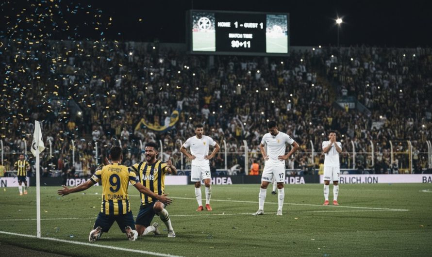 Fenerbahçe’nin Kadıköy’deki Hayal Kırıklığı: Kritikal Beraberlik